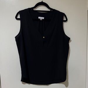Calvin Klein Black Sleeveless Blouse